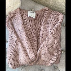 Abercrombie loose knit open cardigan